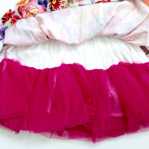 Florabelle Floral Sleeveless Ruffle Dress Size 12 Months - Picture 4 of 5